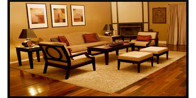 Sàn gỗ phòng khách của Gia Phát cao cấp, hiện đại và sang trọng
