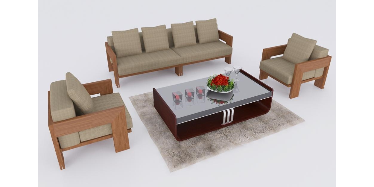 Sofa gỗ tự nhiên với phong cách thiết kế thể hiện đẳng cấp của bạn - Nội thất cao cấp Gia Phát tại TPHCM